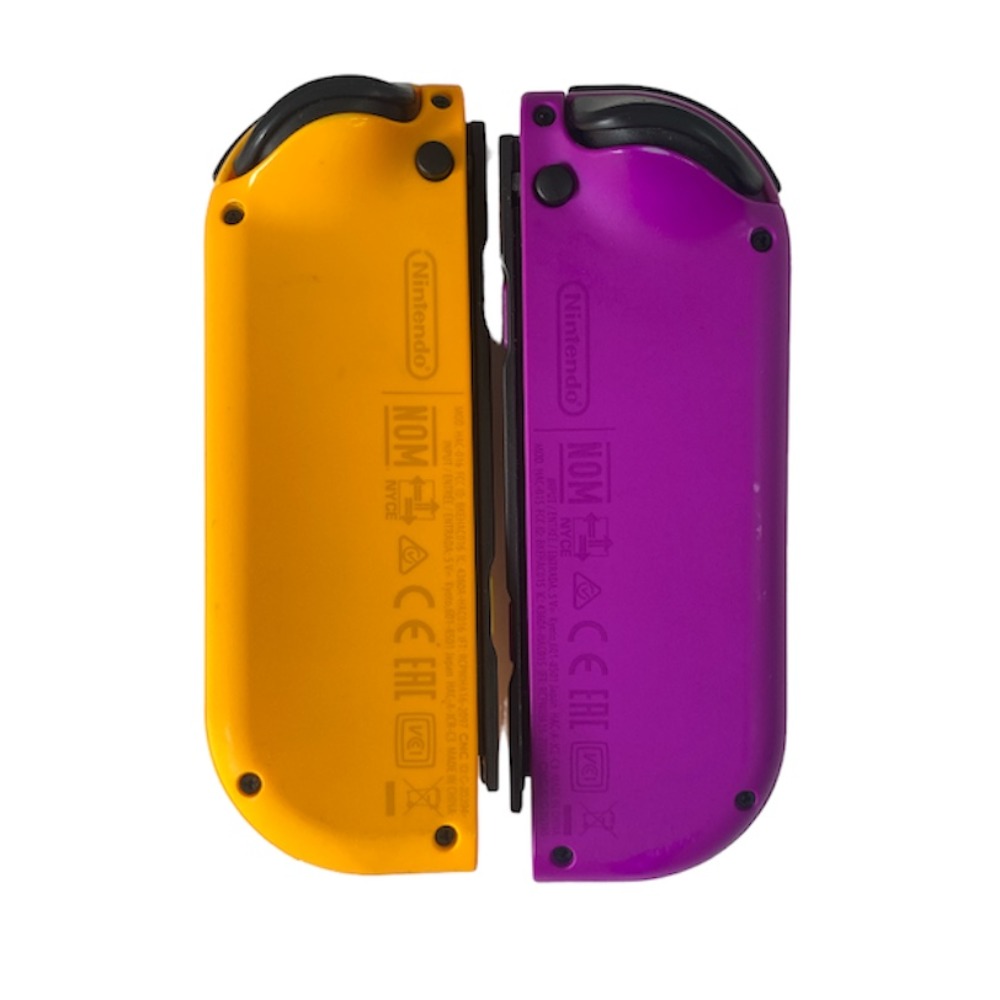 Nintendo Neon Purple/ Neon Orange JoyCon (L/R) Controllers Pair Own4Less